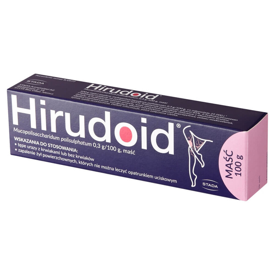 Hirudoid 0.3 g, ointment, 100 g