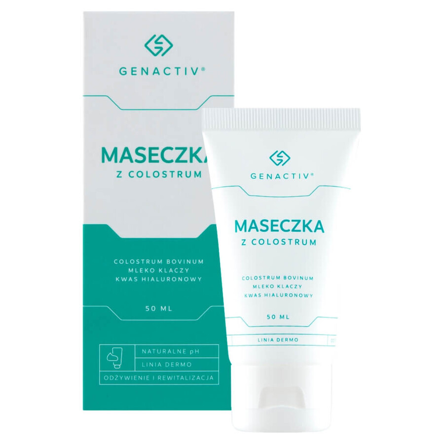 Genactiv, mască facială cu colostru, 50 ml