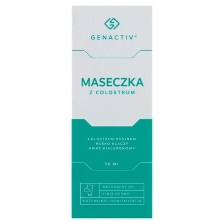 Genactiv, Kolostrum-Gesichtsmaske, 50 ml