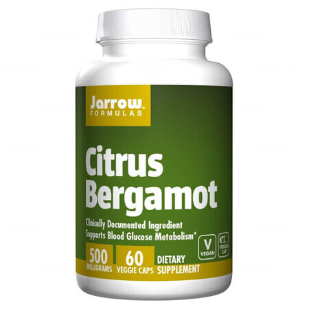 Jarrow Formulas Citrus Bergamot, Bergamotte-Orange, 60 Veggie-Kapseln