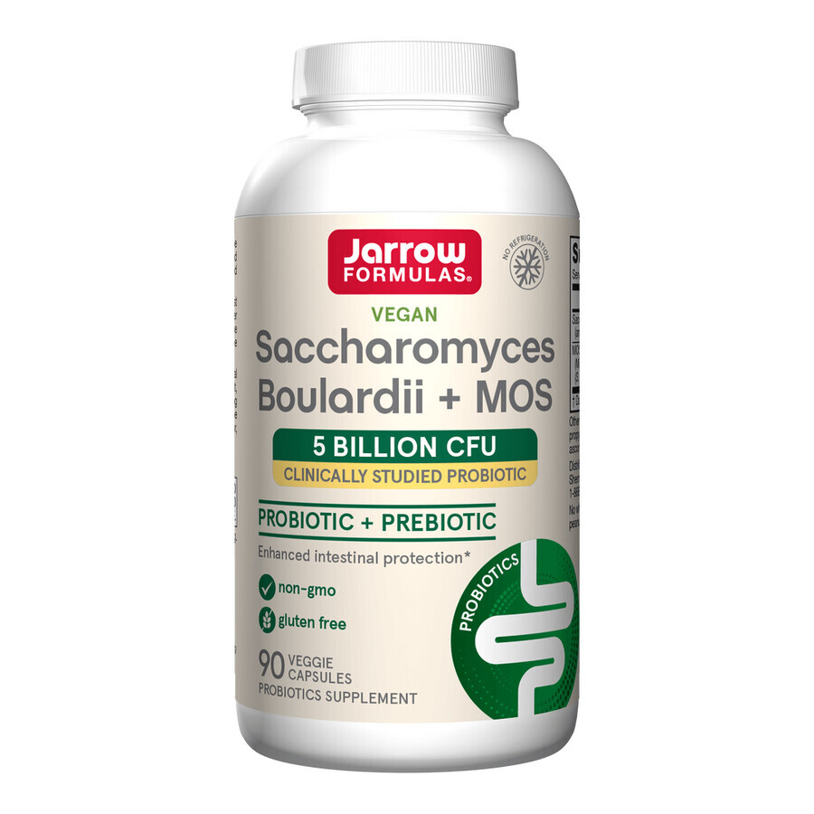 Jarrow Formulas Saccharomyces Boulardii + MOS, 90 Kapseln