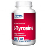 Jarrow Formulas L-Tyrosine, L-Tyrosine 500 mg, 100 capsules