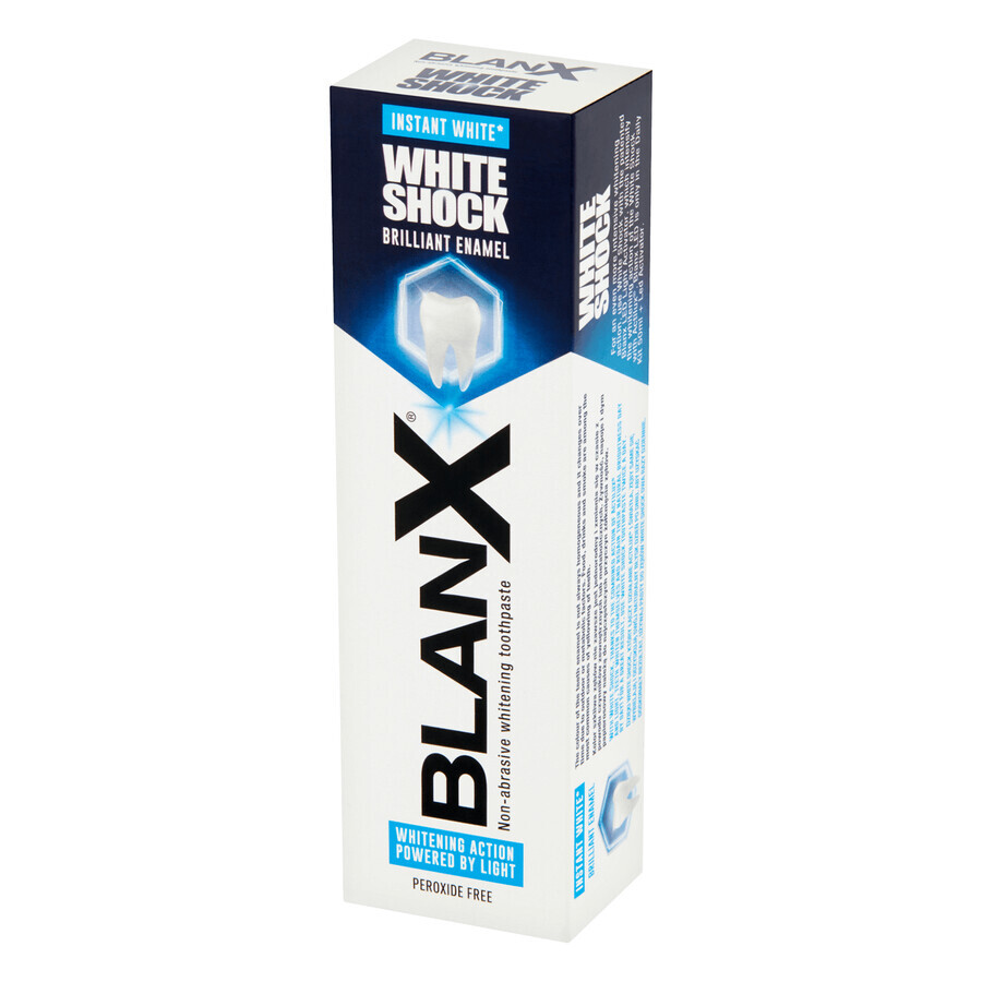 BlanX White Shock, lichtaktivierte Aufhellungszahnpasta, 75 ml