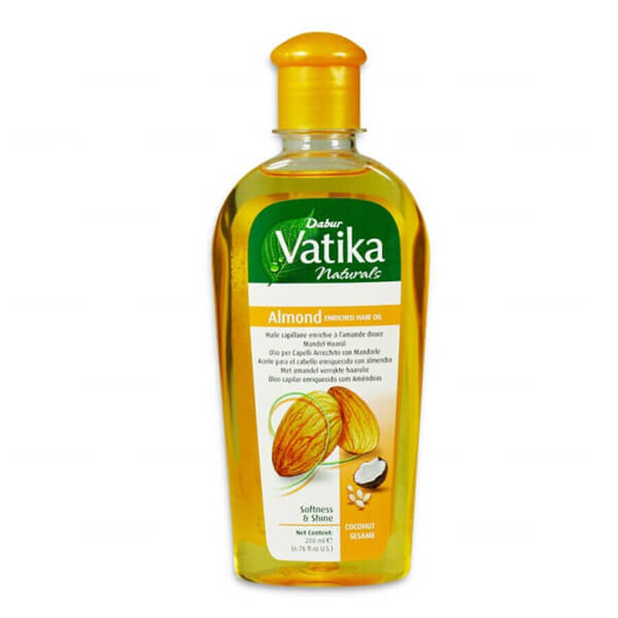 Vatika, Mandelöl für das Haar, 200 ml