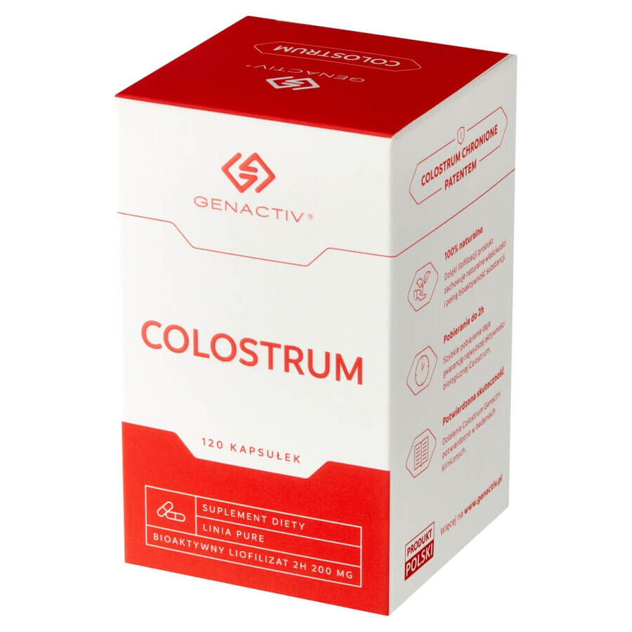 Genactiv Colostrum, 120 Kapseln