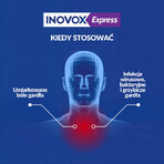 Inovox Express 2 mg + 0.6 mg + 1.2 mg, orange flavor, 24 tablets