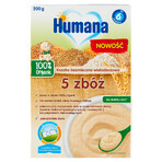 Humana 100% Bio Porridge 5 Getreideflocken, ohne Milchprodukte, ohne Zuckerzusatz, nach 6 Monaten, 200 g