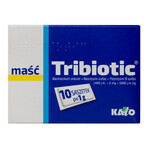 Tribiotikum (5 mg + 0,833 mg + 0,01 g)/g, Salbe, 1 g x 10 Beutel