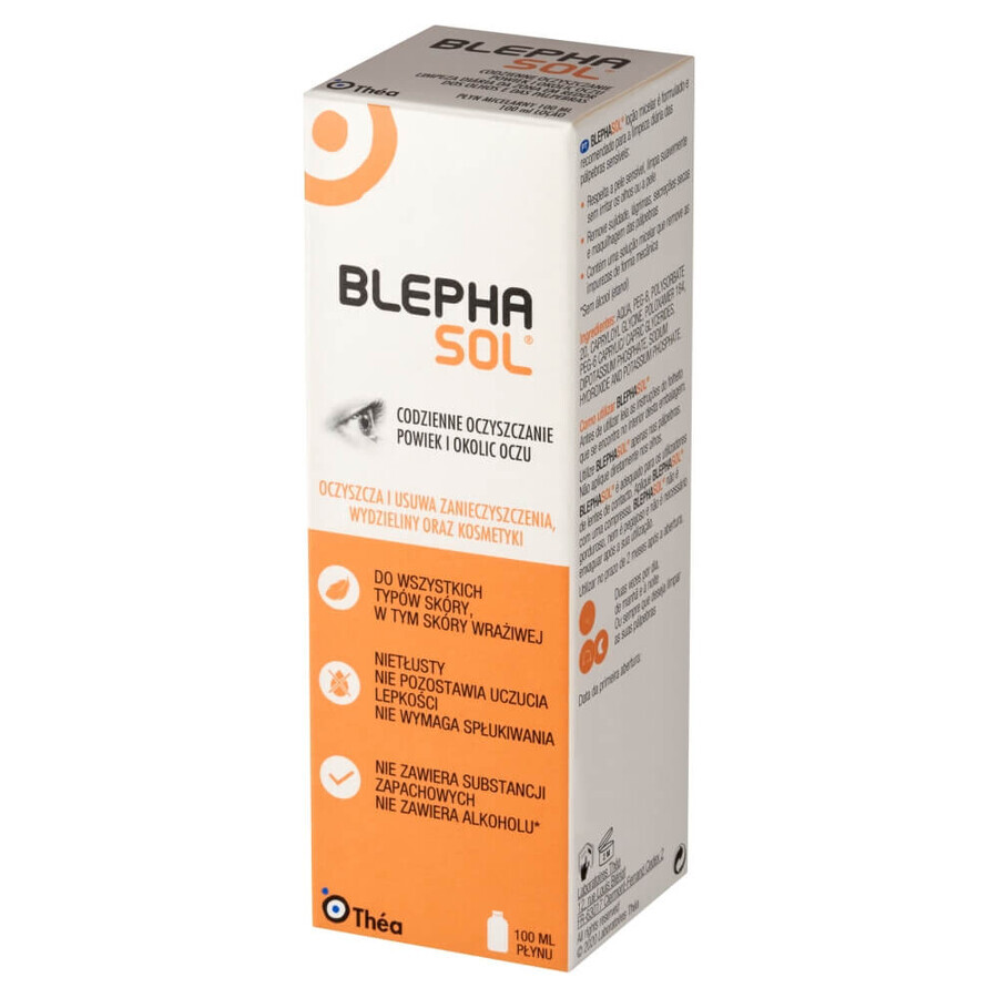 Blephasol, lichid micelar pentru îngrijirea zilnică a pleoapelor sensibile, 100 ml