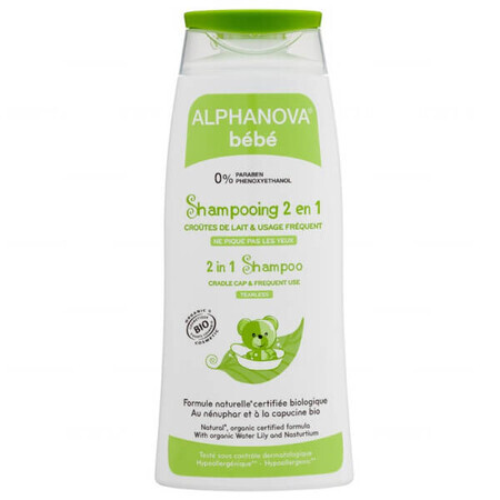 Alphanova Bebe, Bio-Haarshampoo, 200 ml