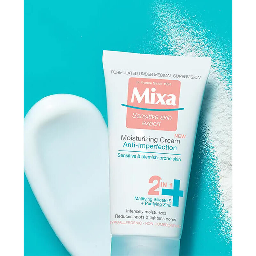 Mixa Anti Imperfection, vochtinbrengende crème tegen onvolkomenheden, 50 ml