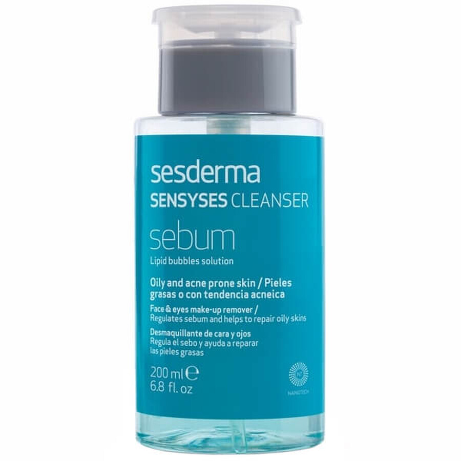 Sesderma Sensyses Sebum, facial cleanser, oily and acne-prone skin, 200 ml