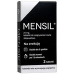 Mensil 25 mg, 2 kauwtabletten