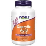 Now Foods, Caprylsäure, Caprylsäure, 600 mg, 100 Tabletten