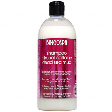 Bingospa, Anti-Schuppen-Shampoo mit Koffein und Schlamm vom Toten Meer, 500 ml