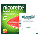 Nicorette Invisipatch 15 mg/16 h, transdermal system, patch, 7 pieces