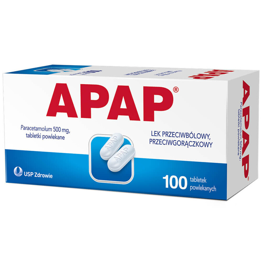 Apap 500 mg, 100 Filmtabletten