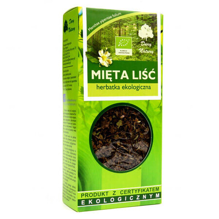 Darya Natury Foglie di menta, tè biologico, 25 g