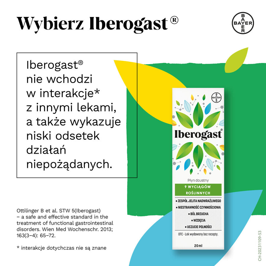 Iberogast, oral liquid, 20 ml