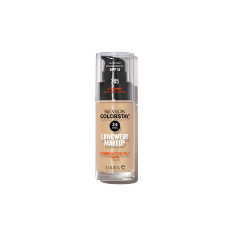 Revlon ColorStay, fondotinta per pelle mista e grassa, n. 300, Golden, con pompa, 30 ml