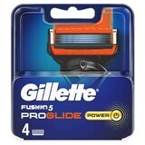 Gillette, Fusion Proglide Power, cartușe de schimb, 4 bucăți