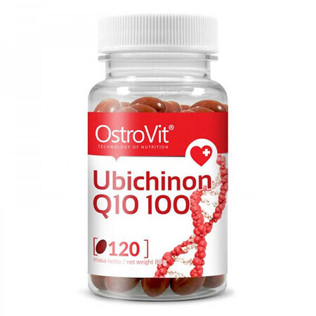 OstroVit, Ubiquinone Q10 100 mg, Coenzyme Q10, 120 capsules