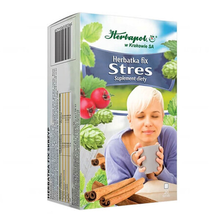 Herbapol Stres, thé fixe, 2 g x 20 sachets