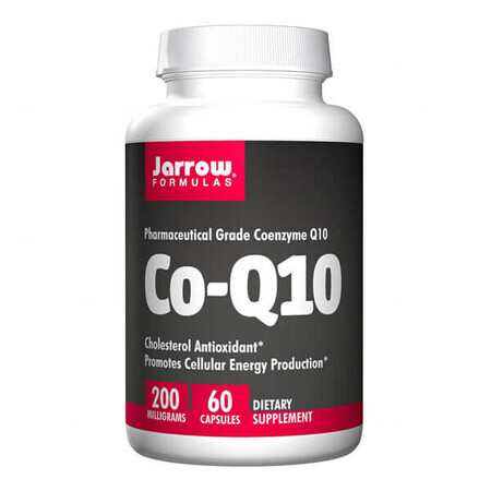 Jarrow Formulas Co-Q10, Coenzym Q10 200 mg, 60 Kapseln