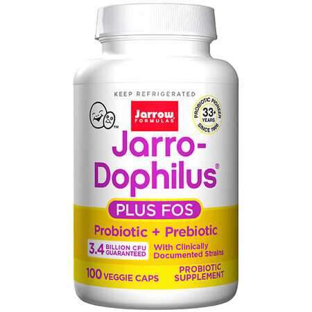 Jarrow Formulas Jarro-Dophilus + FOS, 100 Kapseln