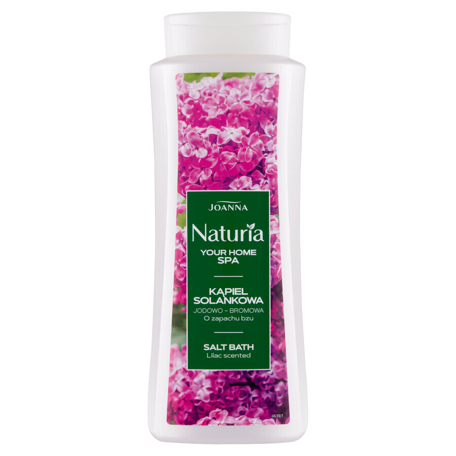 Joanna Naturia Body, baño de sales con aroma de lilas, 500 ml