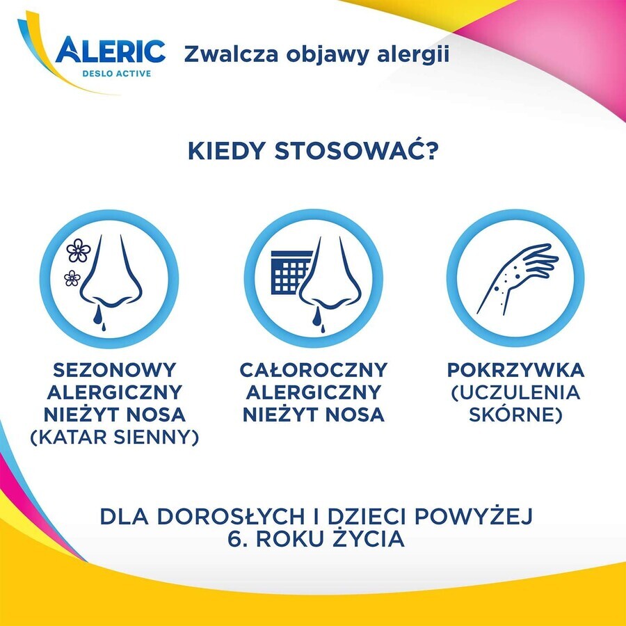 Aleric Deslo Active 2,5 mg, 10 comprimate cu dezintegrare orală