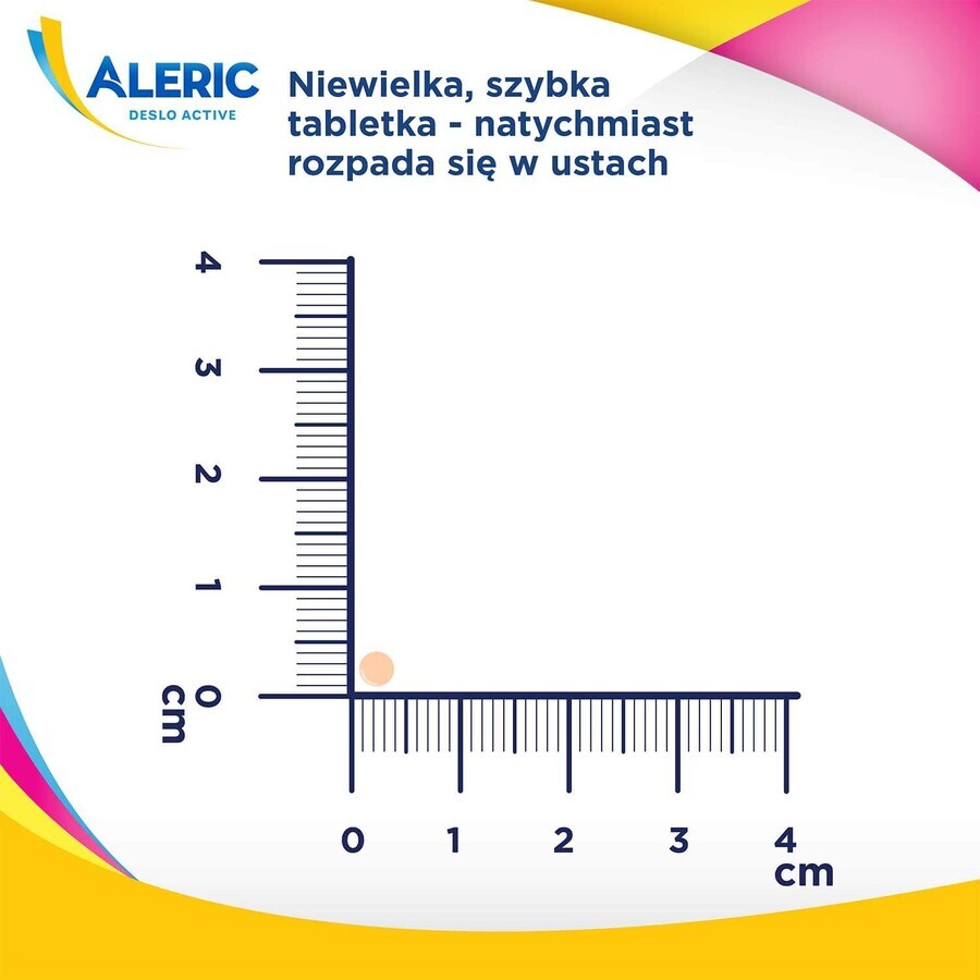 Aleric Deslo Active 2,5 mg, 10 comprimate cu dezintegrare orală