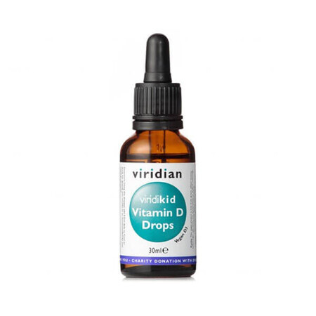 Viridian Viridikid Vitamin D, vitamin D for children, drops, 30 ml