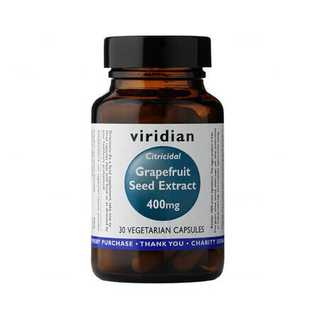 Viridian, Grapefruit Seed Extract, 30 Capsules