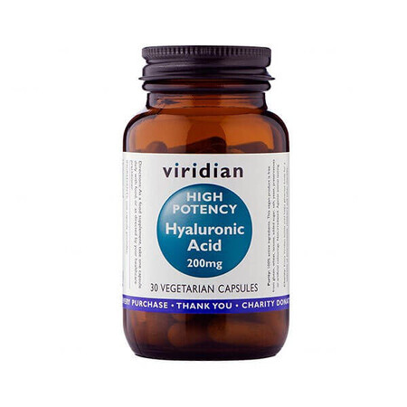 Viridian, Acido ialuronico 200 mg, 30 capsule