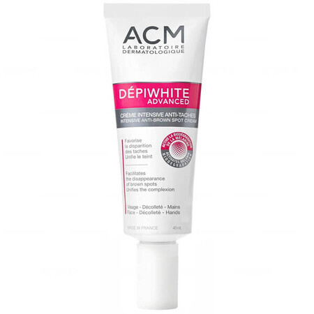 ACM Depiwhite Advanced, depigmentierende Creme, Haut mit Verfärbungen, 40 ml