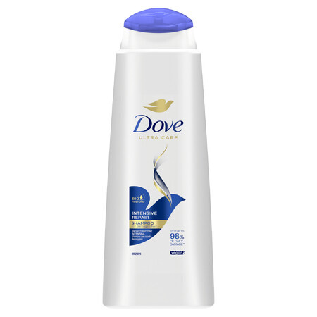 Dove, Soluciones nutritivas reparación intensiva, champú para cabello dañado, 400 ml