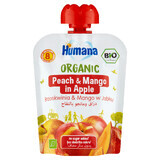 Humana, Bio-Mousse, Apfel-Pfirsich-Mango, nach 8 Monaten, 90 g