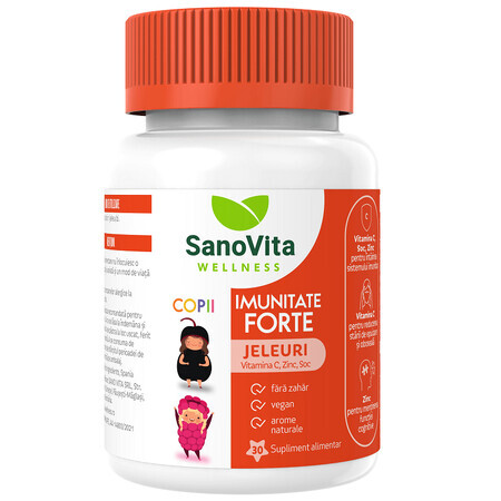 Vitamin-Gelee für Kinder Immunity Forte, 30 Stück, Sanovita Wellness