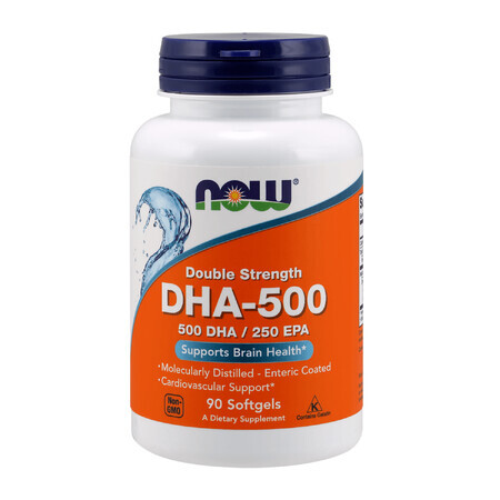 Now Foods DHA-500, 90 capsule moi