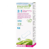 Masmi Natural Cotton, Damenbinden aus Bio-Baumwolle, 2in1 Soft, ultra-absorbierend, 24 Stück