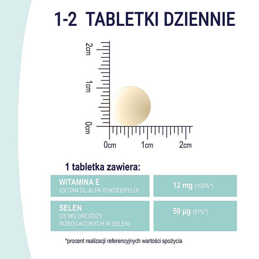 Naturell Organisch Selenium + E, 60 kauwtabletten