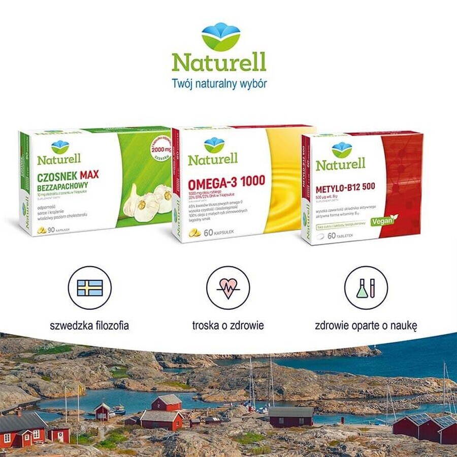 Naturell Organisch Selenium + E, 60 kauwtabletten