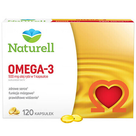 Naturell Omega 3, 120 capsules