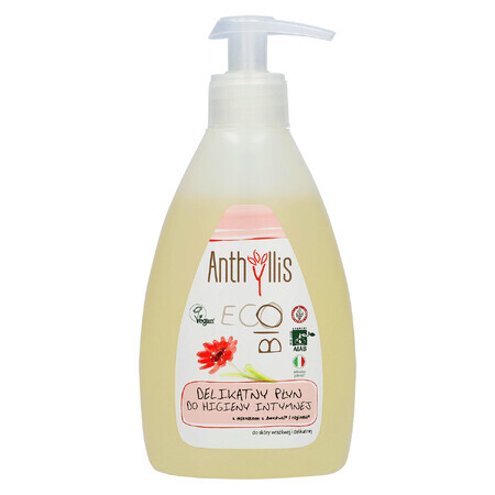 Anthyllis EcoBio, intimate hygiene lotion with blueberry and marigold extract, organic, 300 ml