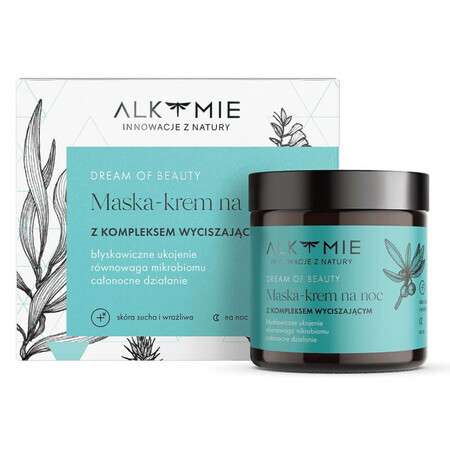 Alkmie Traum von Schönheit, beruhigend, Nachtcreme-Maske, 60 ml