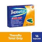 Theraflu Total Grip 500 mg + 6,1 mg + 100 mg, 16 Kapseln