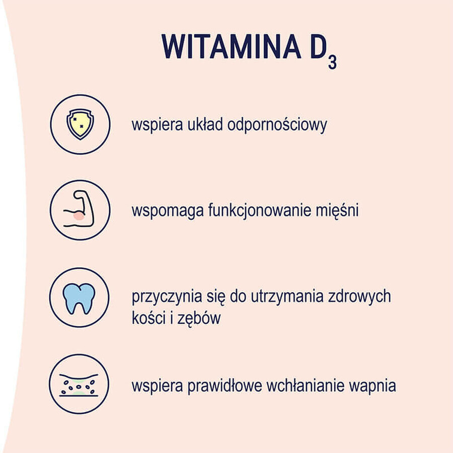 Naturell Vitamin D3 2000, 60 Kautabletten