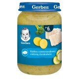 Gerber Dinner, Fisch mit Kartoffeln, Zucchini und Brokkoli, ab 6 Monaten, 190 g