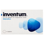 Inventum 25 mg, 4 kauwtabletten